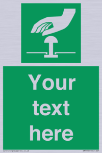 Custom Safe condition: Emergency stop button